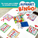 Peaceable Kingdom Alphabet Bingo! Letter Learning Educational Board Game for 2 to 6 Kids Ages 4+