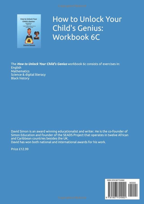 How to Unlock Your Child's Genius: Workbook 6c