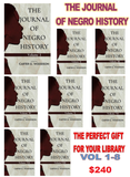 The Complete Journal of Negro History Volume 1-8 + Negro Journalism book bonus