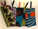 AFRICAN FABRICS BOOKMARKS (SET OF 5 BOOKMARKS)