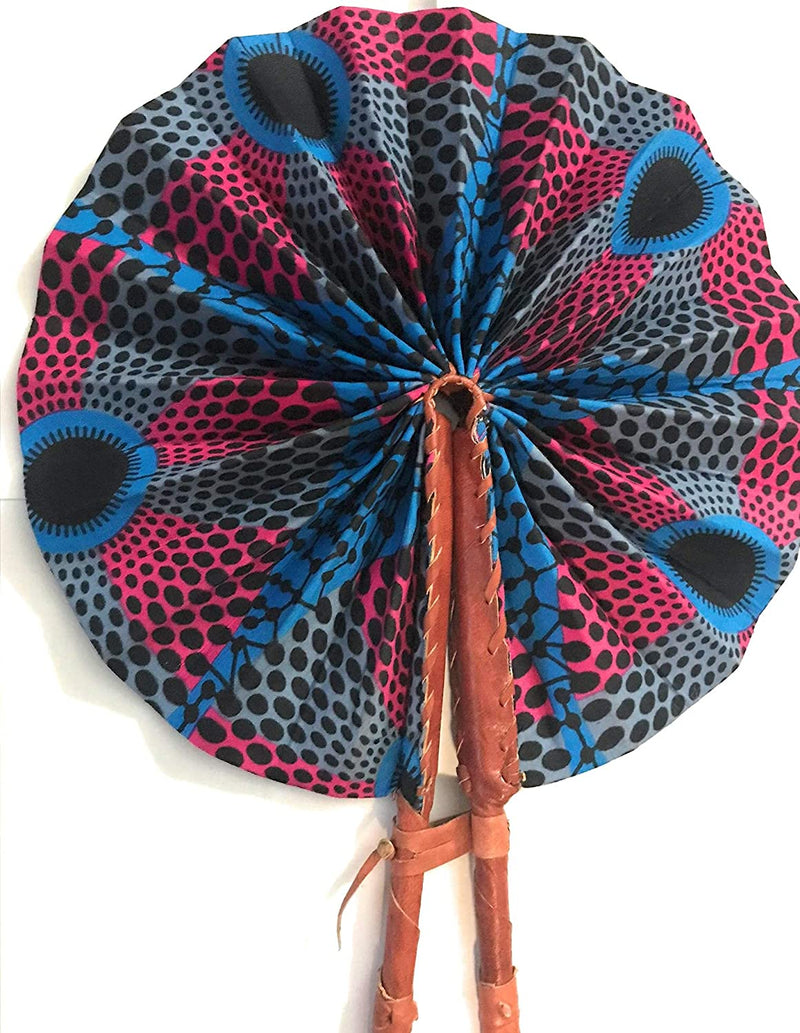 UMOJA-HOUSE.COM UNITY AFRICAN HAND WOVEN FAN X 12