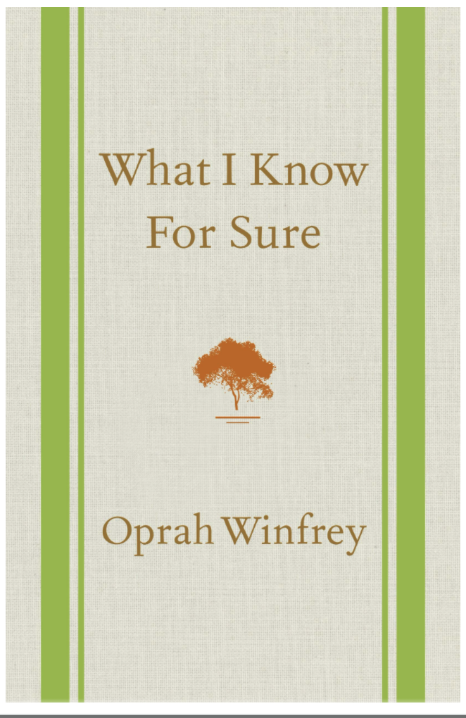 WHAT I KNOW FOR SURE