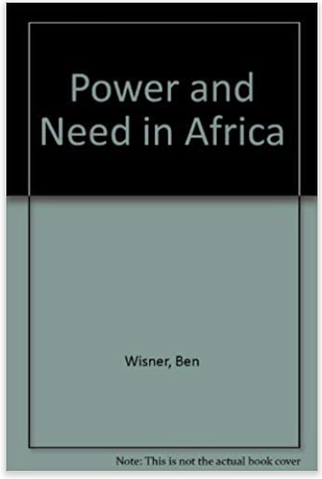 POWER AND NEED IN AFRICA