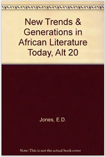 New Trends & Generations in African Literature Today, Alt 20