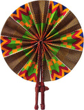 My Palava African Handcrafted Folding Fan x12